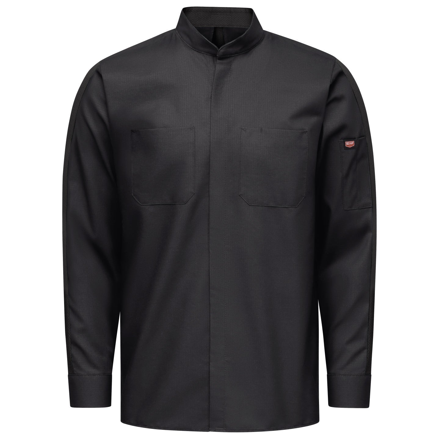 Black Button Up Shirts - Red Kap - Durable Ripstop Fabric