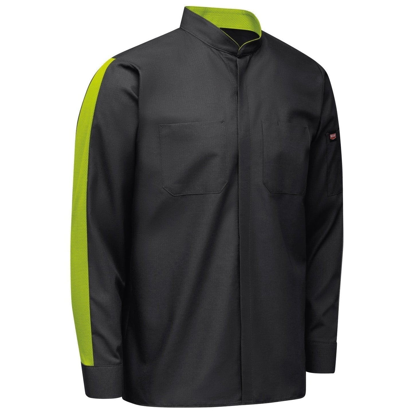 Black Button Up Shirts - Red Kap - Durable Ripstop Fabric