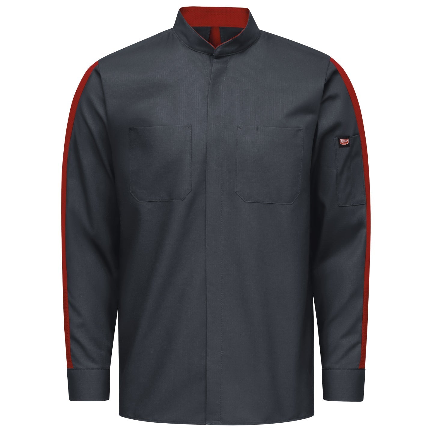 Black Button Up Shirts - Red Kap - Durable Ripstop Fabric