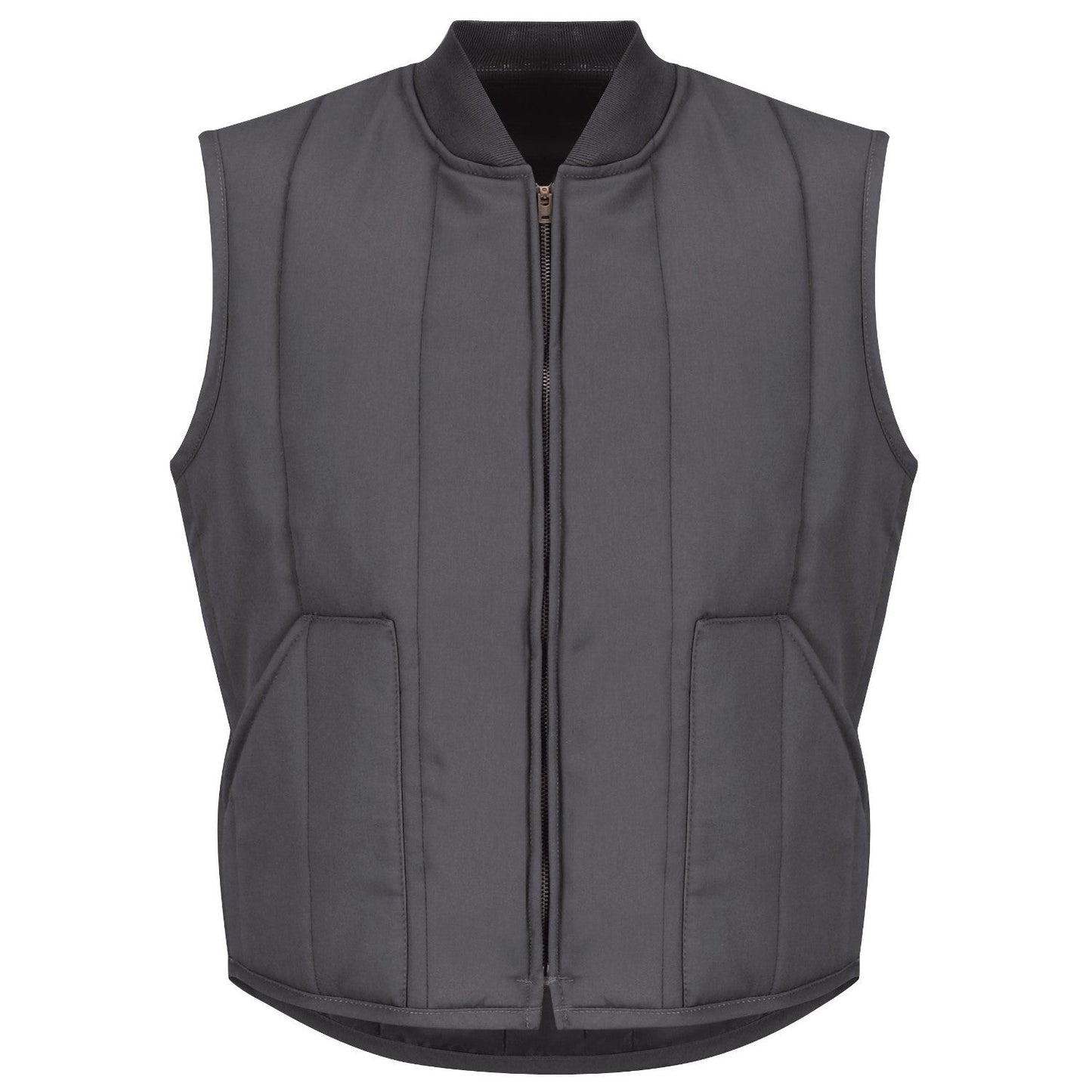 Charcoal Quilted Vest - Red Kap - Durable Warmth