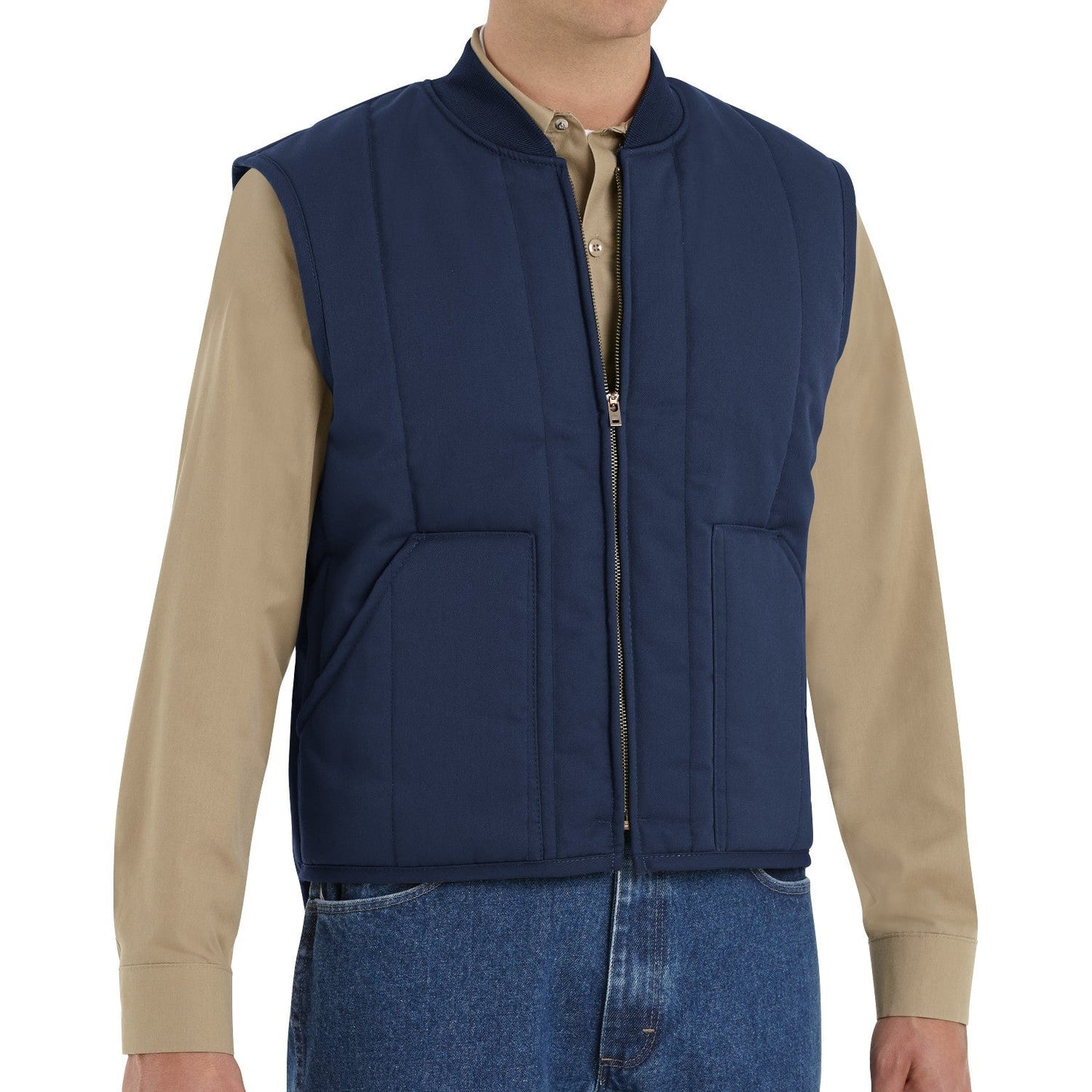 Charcoal Quilted Vest - Red Kap - Durable Warmth