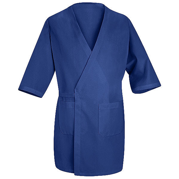 Light Blue Butcher Coat - Red Kap - Collarless Design