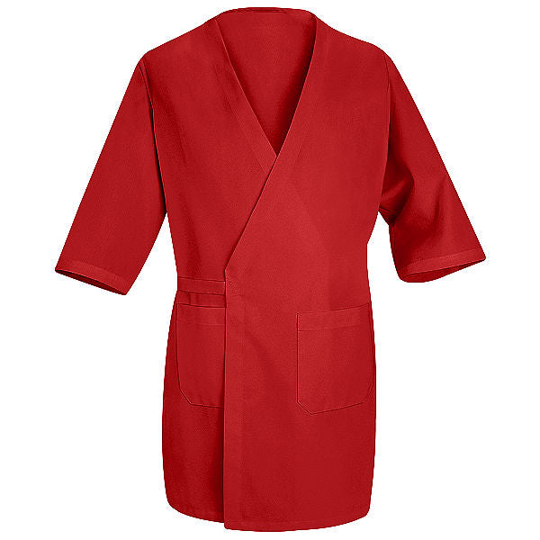 Light Blue Butcher Coat - Red Kap - Collarless Design