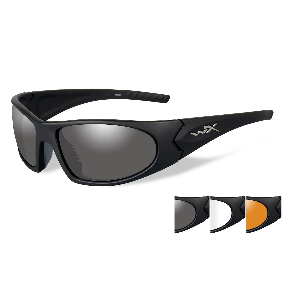 Grey & Clear Lenses Glasses - Wiley X - Ergonomic Design
