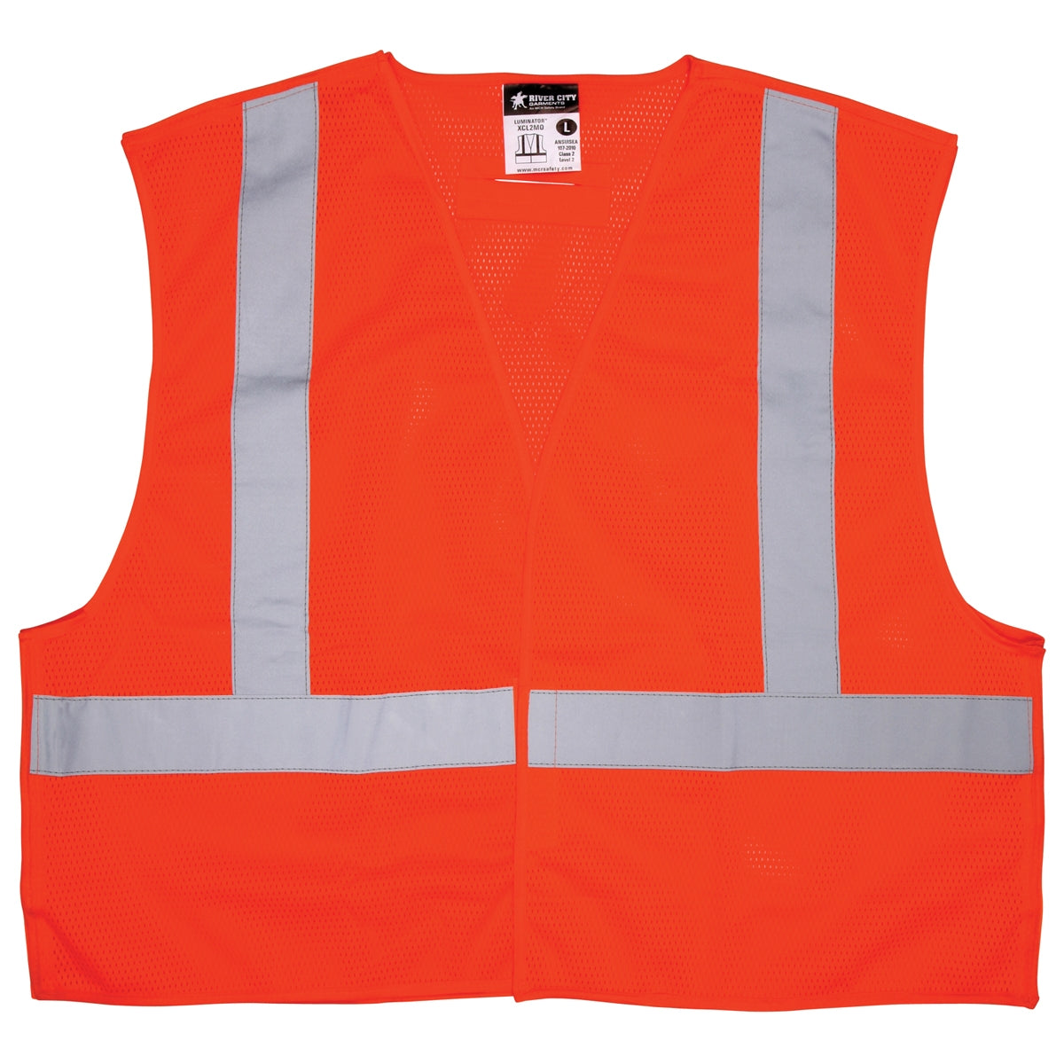 Yellow/Lime Safety Vest - MCR Safety - Breakaway Design