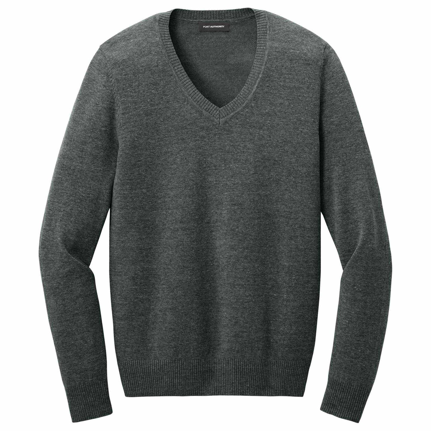 Aegean Blue Sweater - Port Authority - V-Neck Design