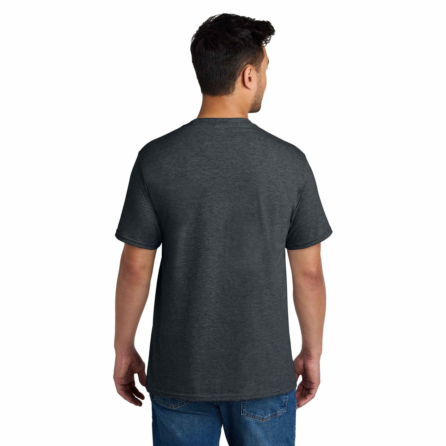 Dark Heather Grey T-Shirts - Port & Company - Soft Blend