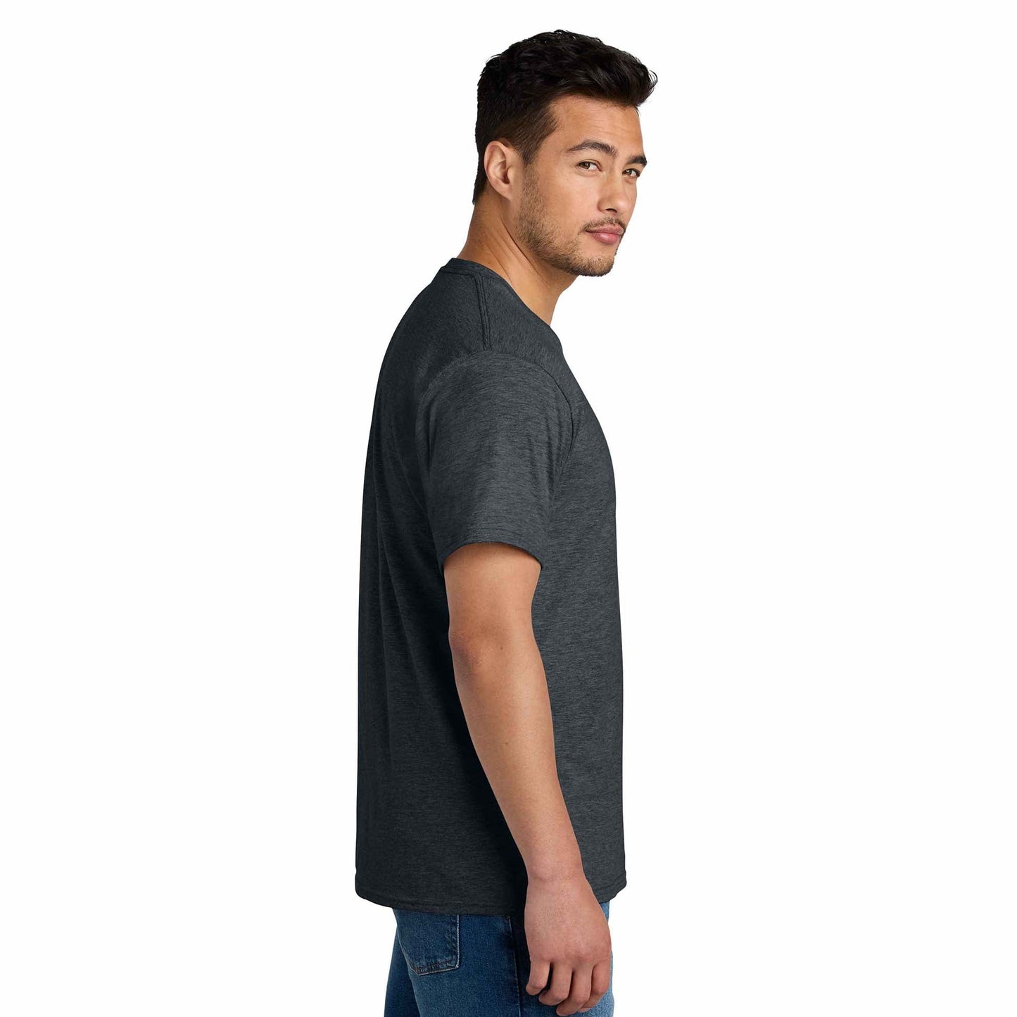 Dark Heather Grey T-Shirts - Port & Company - Soft Blend