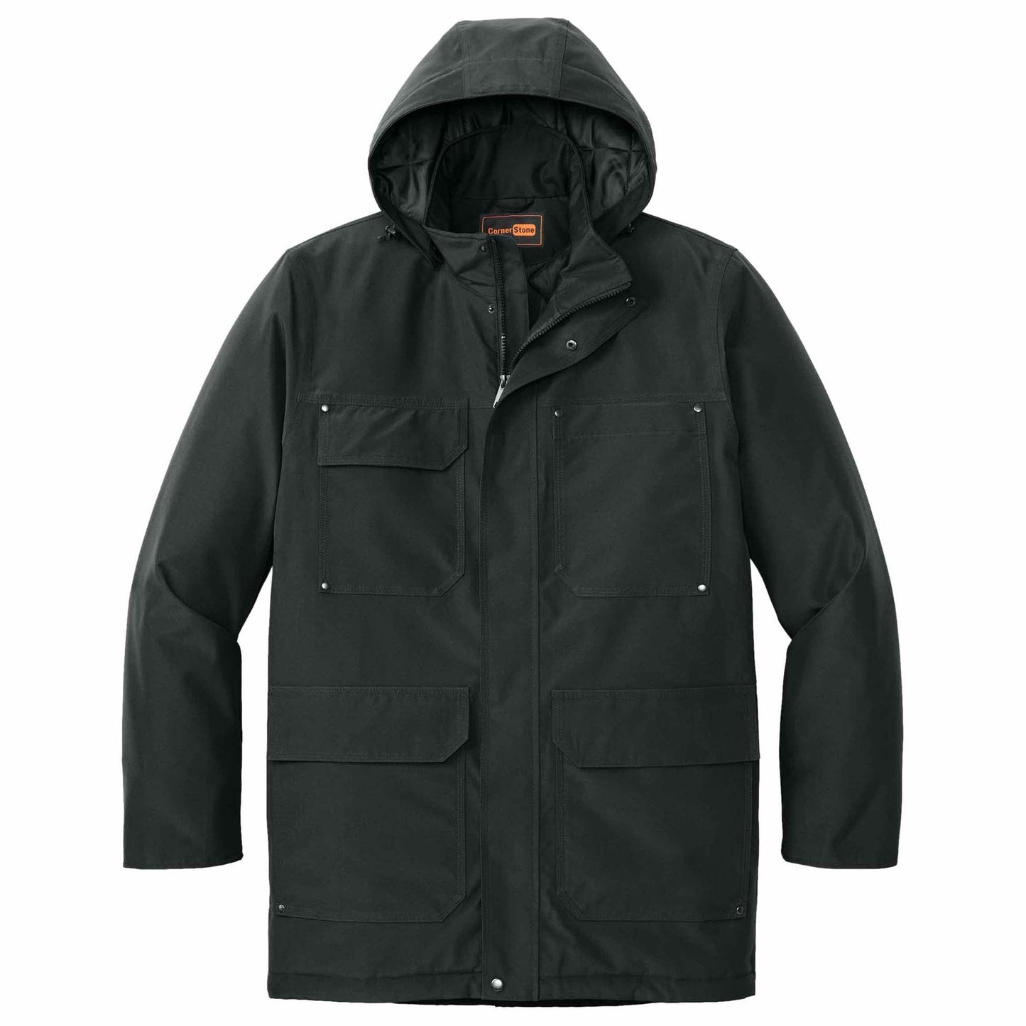 Black Safety Jackets - Cornerstone - Insulated Parka - Durable Design