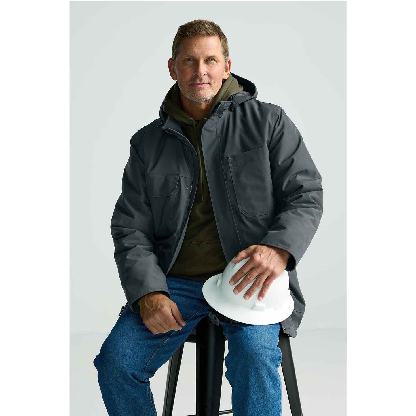 Black Safety Jackets - Cornerstone - Insulated Parka - Durable Design