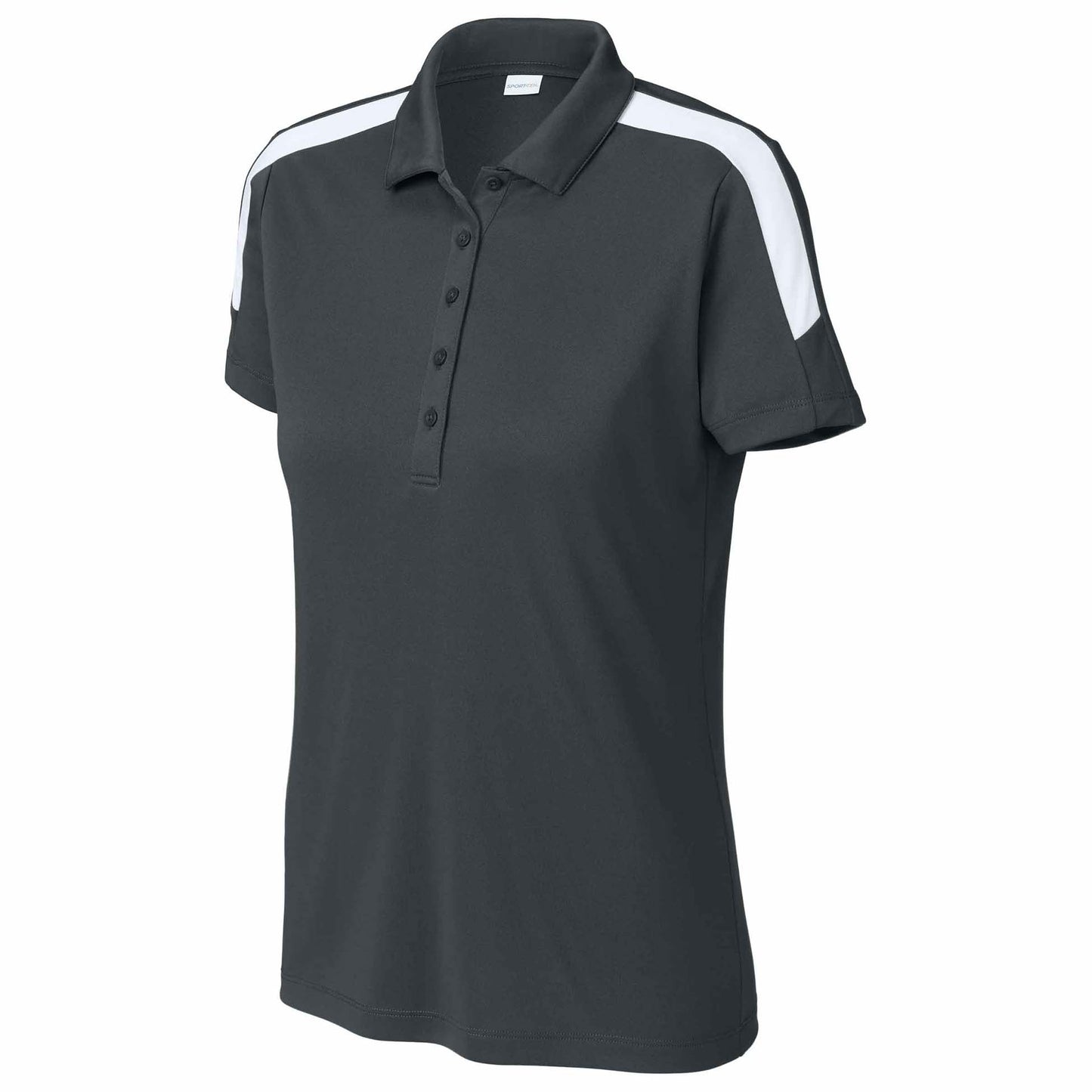Black/Gold Polo Shirts - Sport-Tek - Moisture Wicking