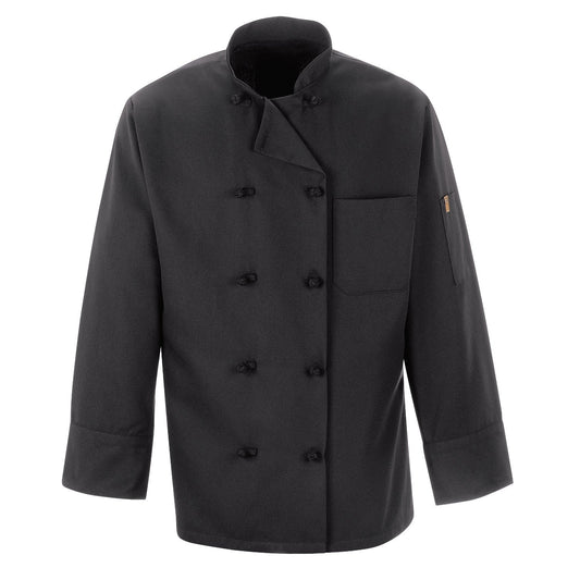 Black Chef Coats - Chef Designs - Twill Fabric