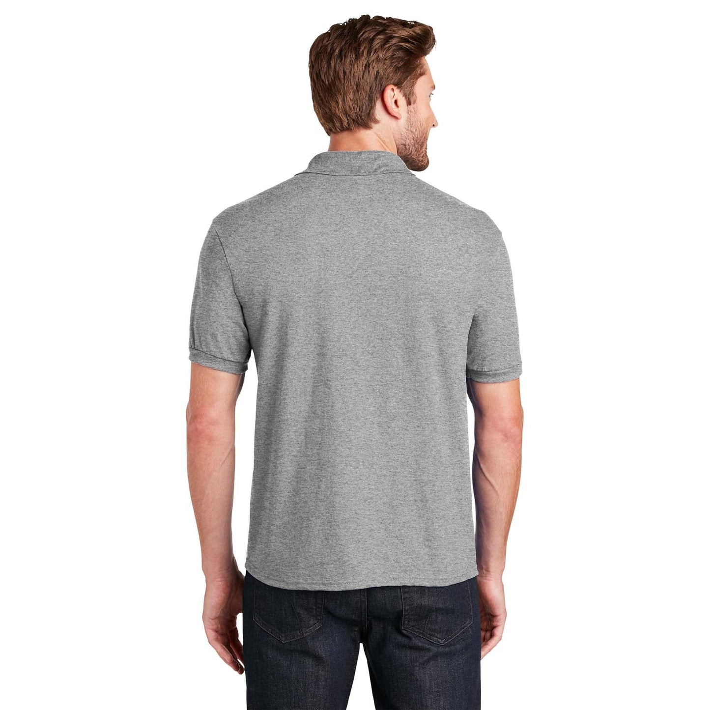 Purple Polo Shirt - Hanes - Eco-Friendly Fabric