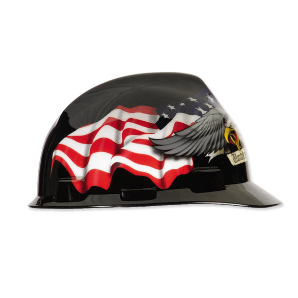 American Eagle Hard Hats - MSA - Patriotic Style