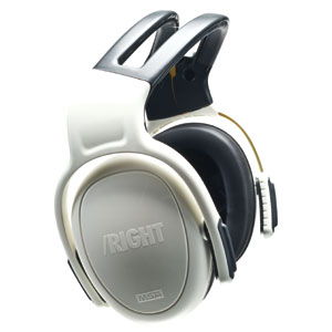 White Ear Muffs - MSA - Comfortable Headband Style