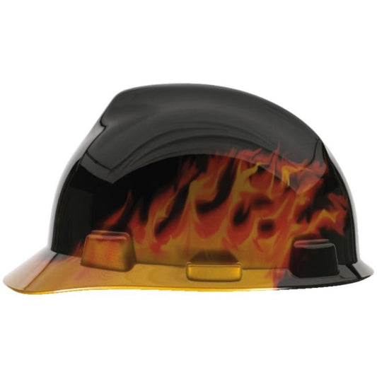 Black Fire Hard Hats - MSA - Durable Cap Style