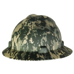 Camouflage Hard Hats - MSA - Durable Full Brim Design