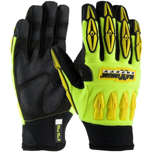 Black/Yellow Performance Gloves - PIP - Safety Features