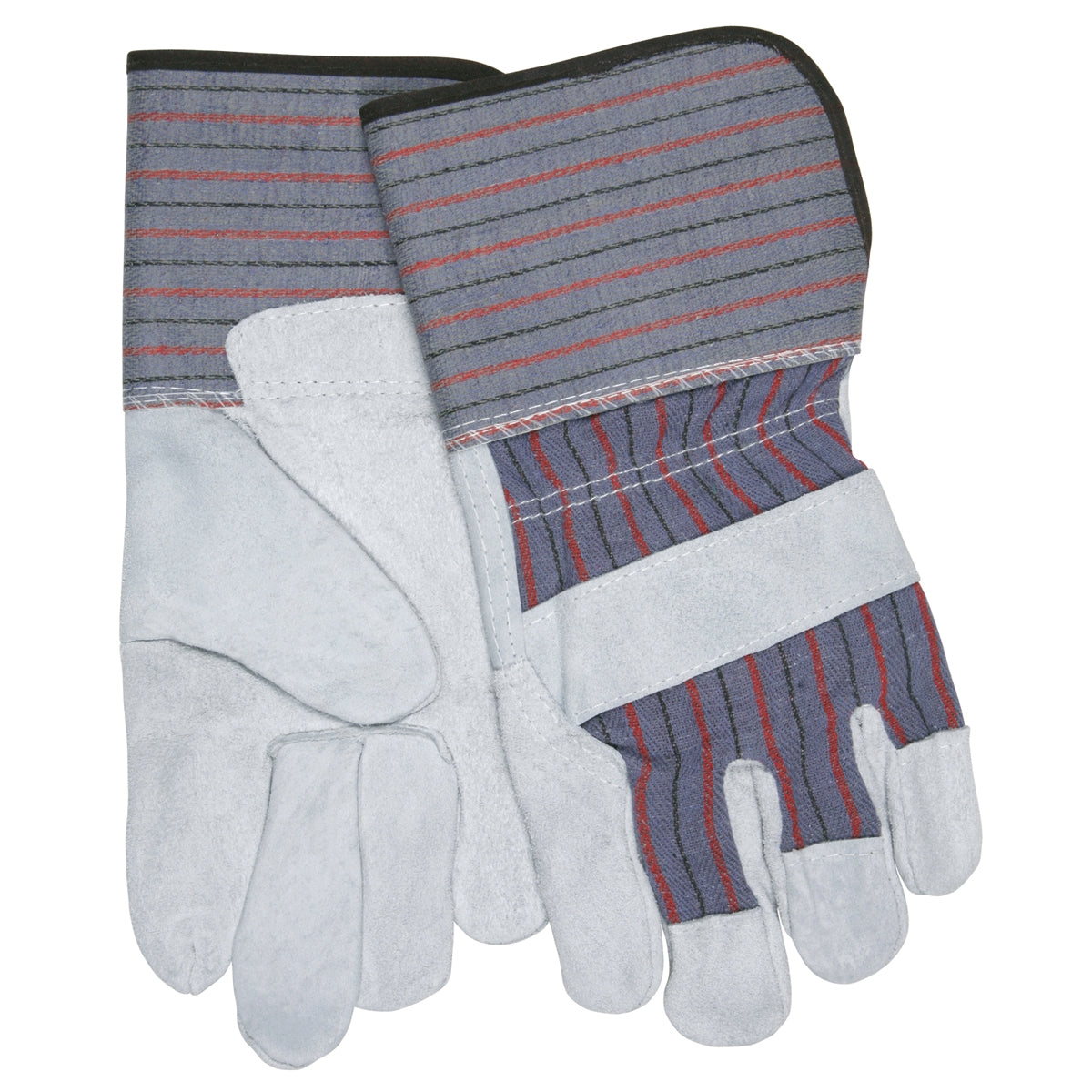 4.5" Rubberized Gauntlet Cuffs Leather Gloves - MCR Safety - Durable Quality