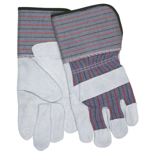4.5" Rubberized Gauntlet Cuffs Leather Gloves - MCR Safety - Durable Quality