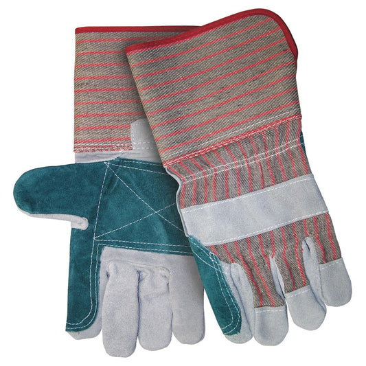 4.5" Rubberized Gauntlet Gloves - MCR Safety - Leather Material