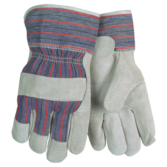 Large Leather Gloves - MCR Safety - Durable Cowhide