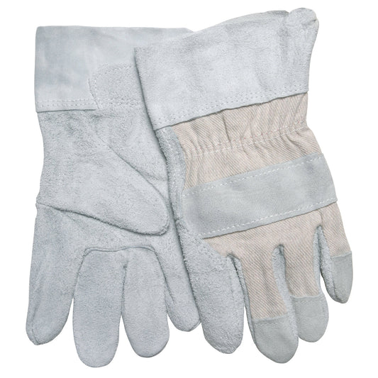 2.5" Leather Safety Cuffs Gloves - MCR Safety - Durable Design