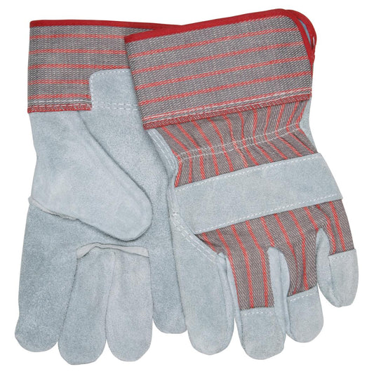 2.5" Plasticized Safety Cuffs Leather Gloves - MCR Safety - Durable Quality