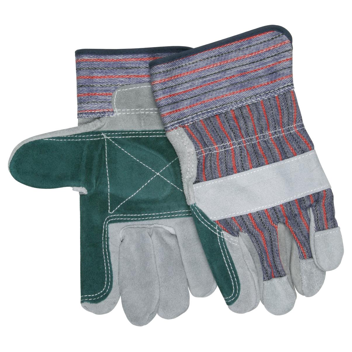 Gray Leather Gloves - MCR Safety - Durable Protection
