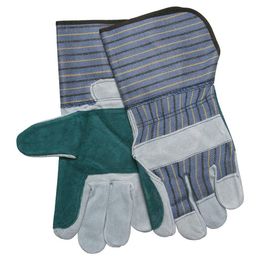4.5" PE Safety Cuffs Leather Gloves - MCR Safety - Durable Quality