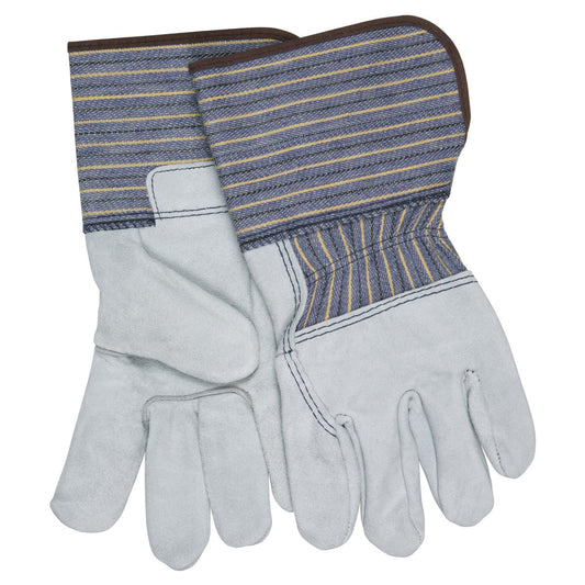 3/4 Leather Back Gloves - MCR Safety - Durable Leather