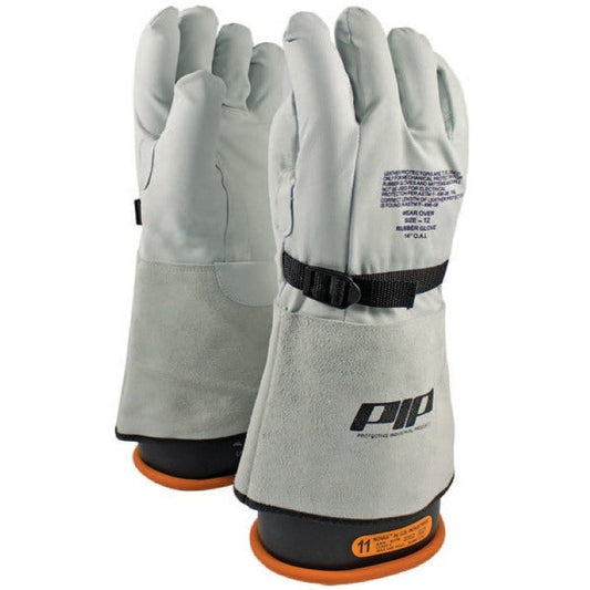 Gauntlet Cuff Leather Gloves - PIP - Goatskin Durable