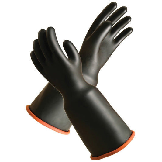 Black Rubber Gloves - PIP - Insulating Flexibility