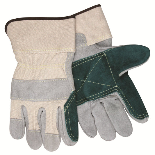 2.5" Safety Cuffs Leather Gloves - MCR Safety - Durable Leather