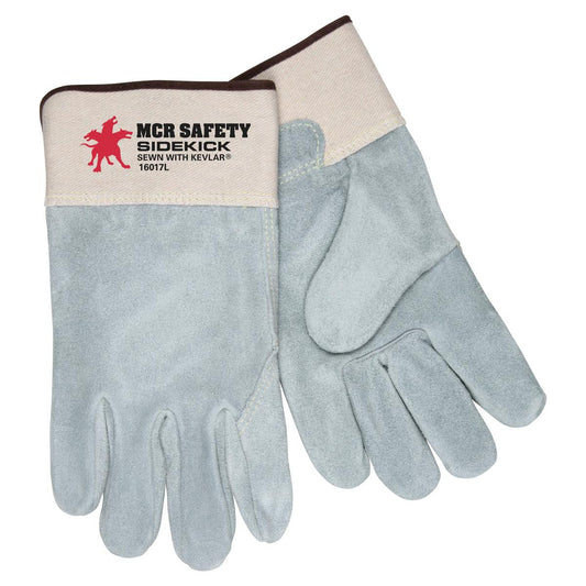 2.5" Safety Cuffs Leather Gloves - MCR Safety - Durable Design