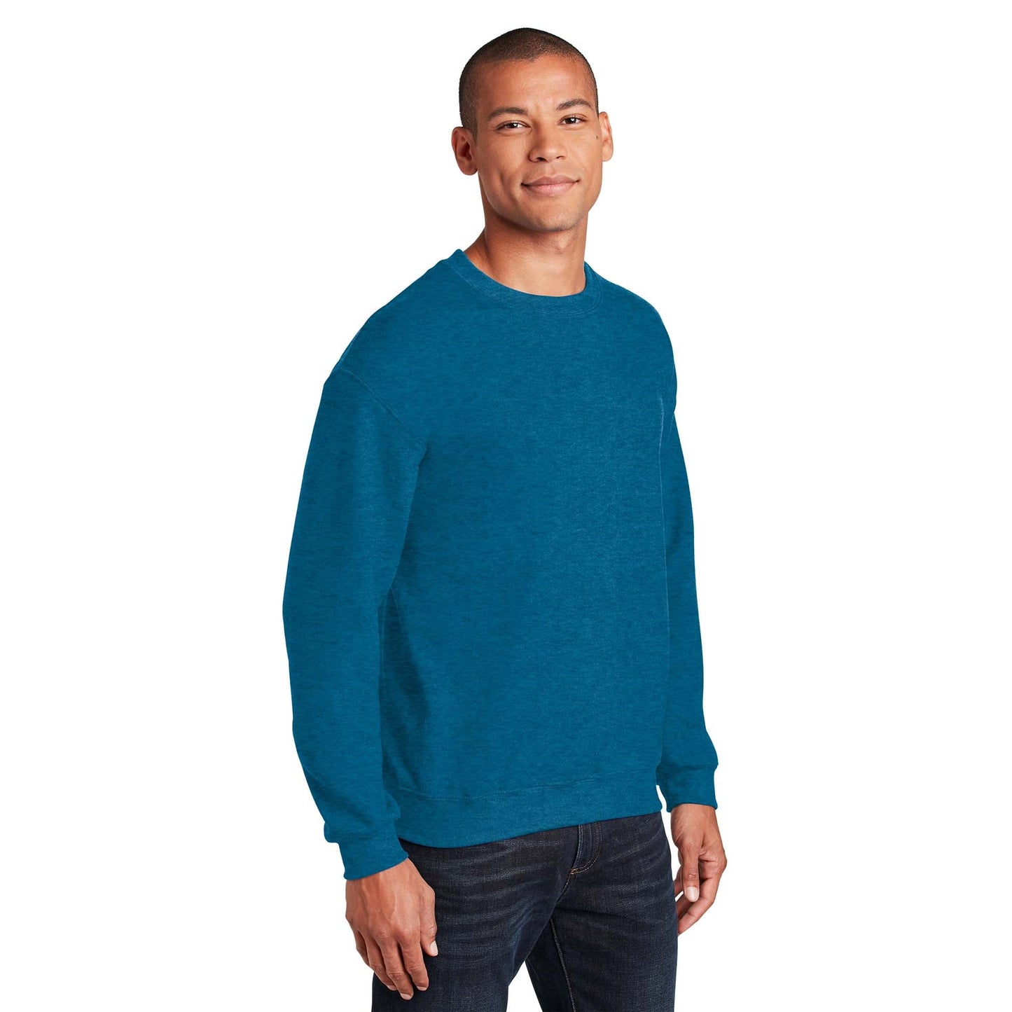 Safety Pink Sweatshirt - Gildan - Cozy Blend