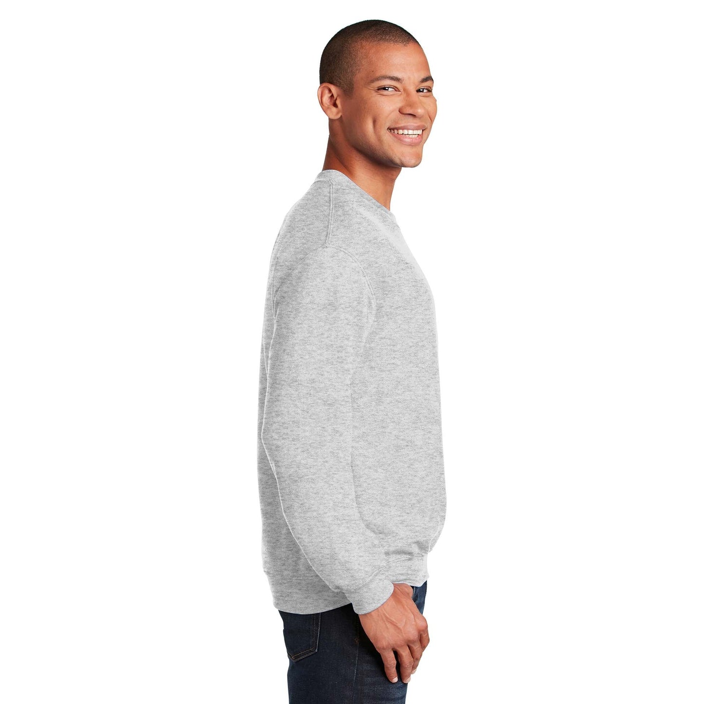 Safety Pink Sweatshirt - Gildan - Cozy Blend