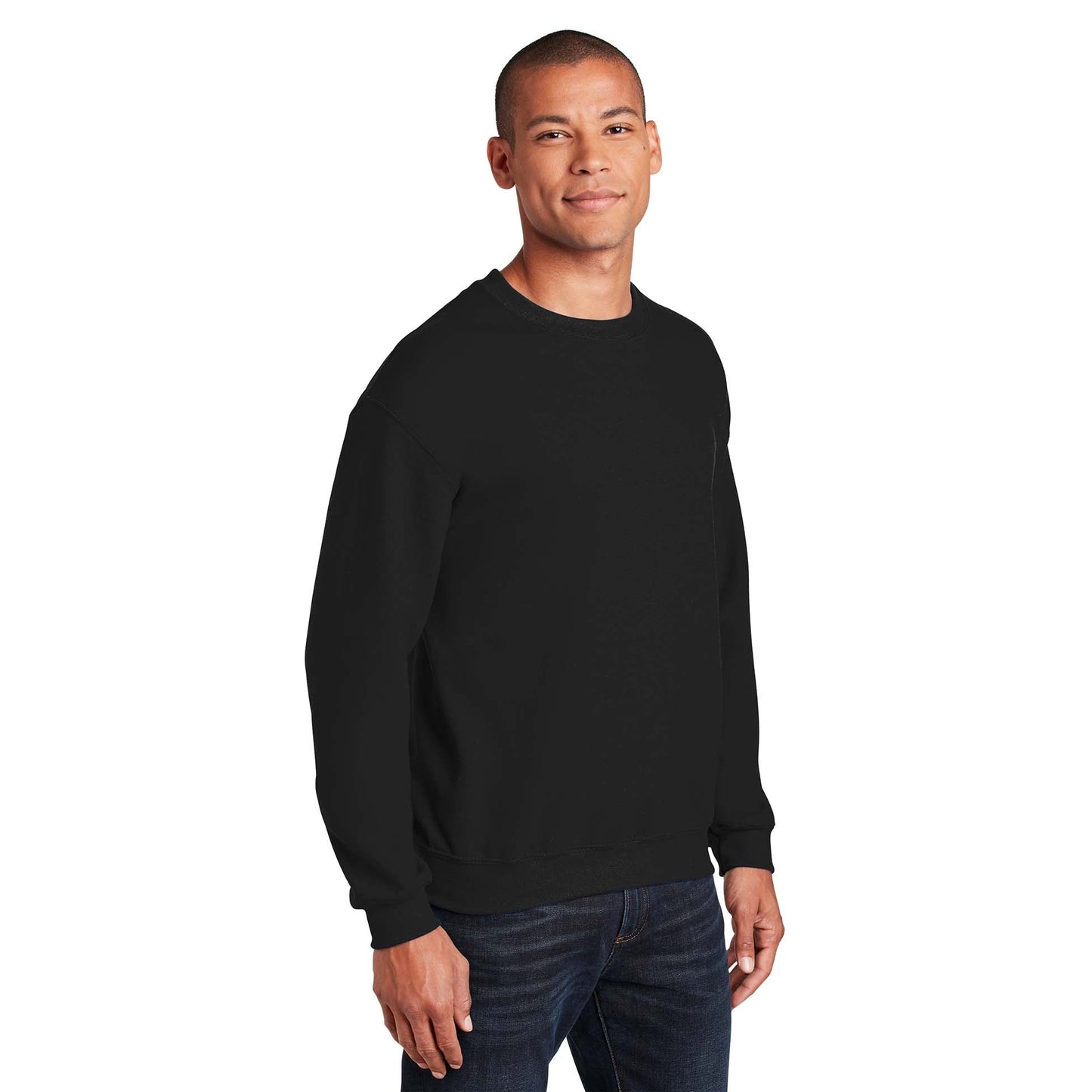 Safety Pink Sweatshirt - Gildan - Cozy Blend