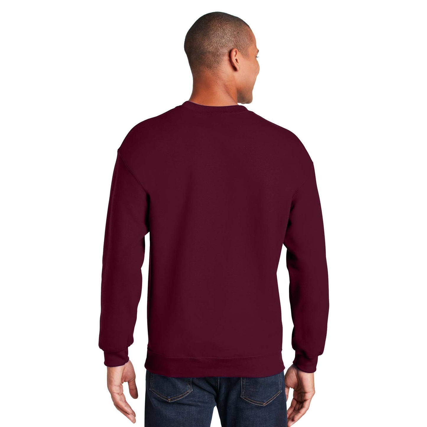 Safety Pink Sweatshirt - Gildan - Cozy Blend