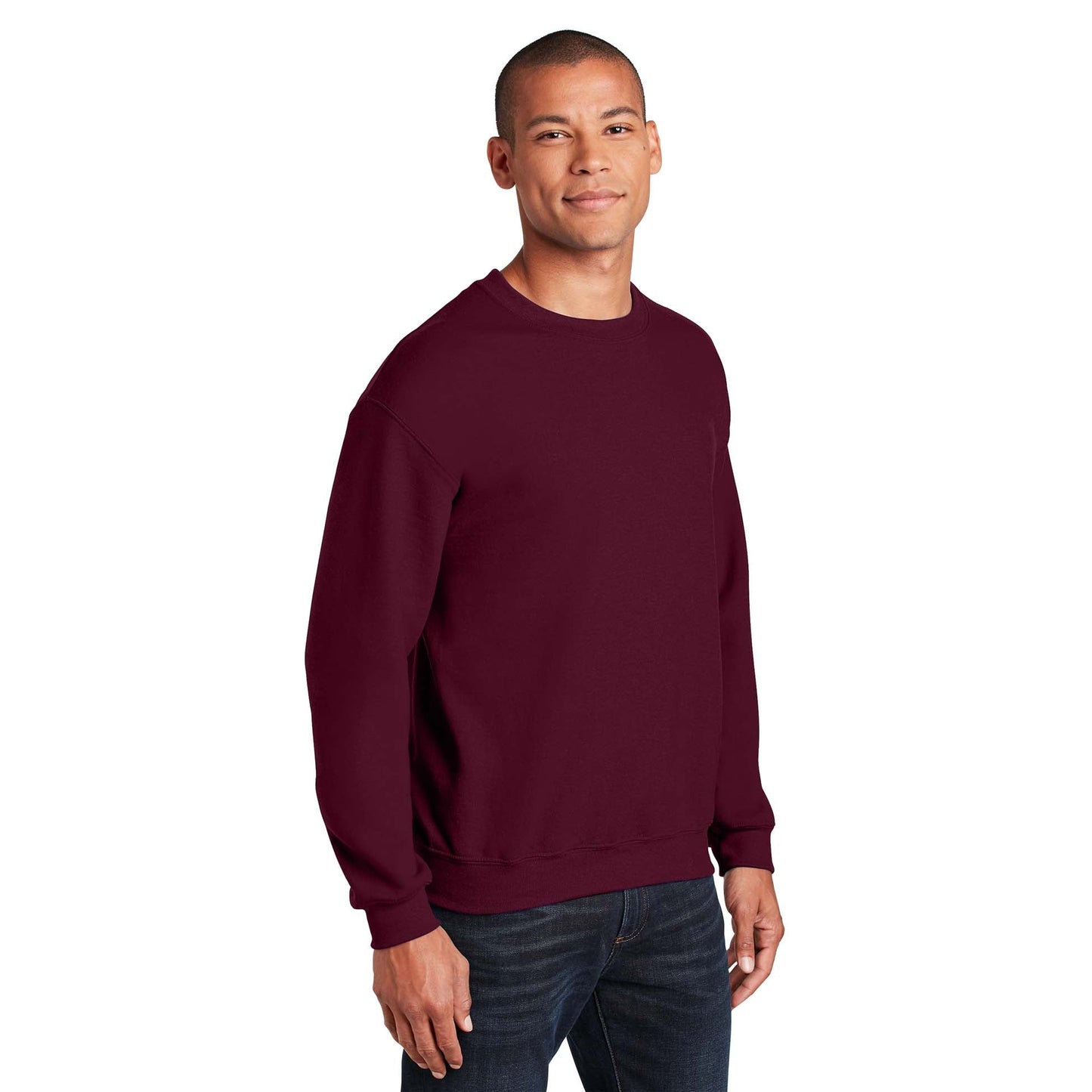 Safety Pink Sweatshirt - Gildan - Cozy Blend