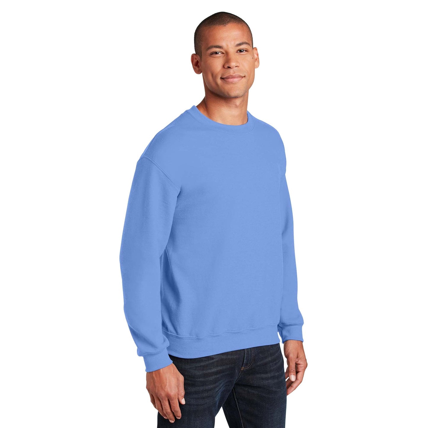Safety Pink Sweatshirt - Gildan - Cozy Blend