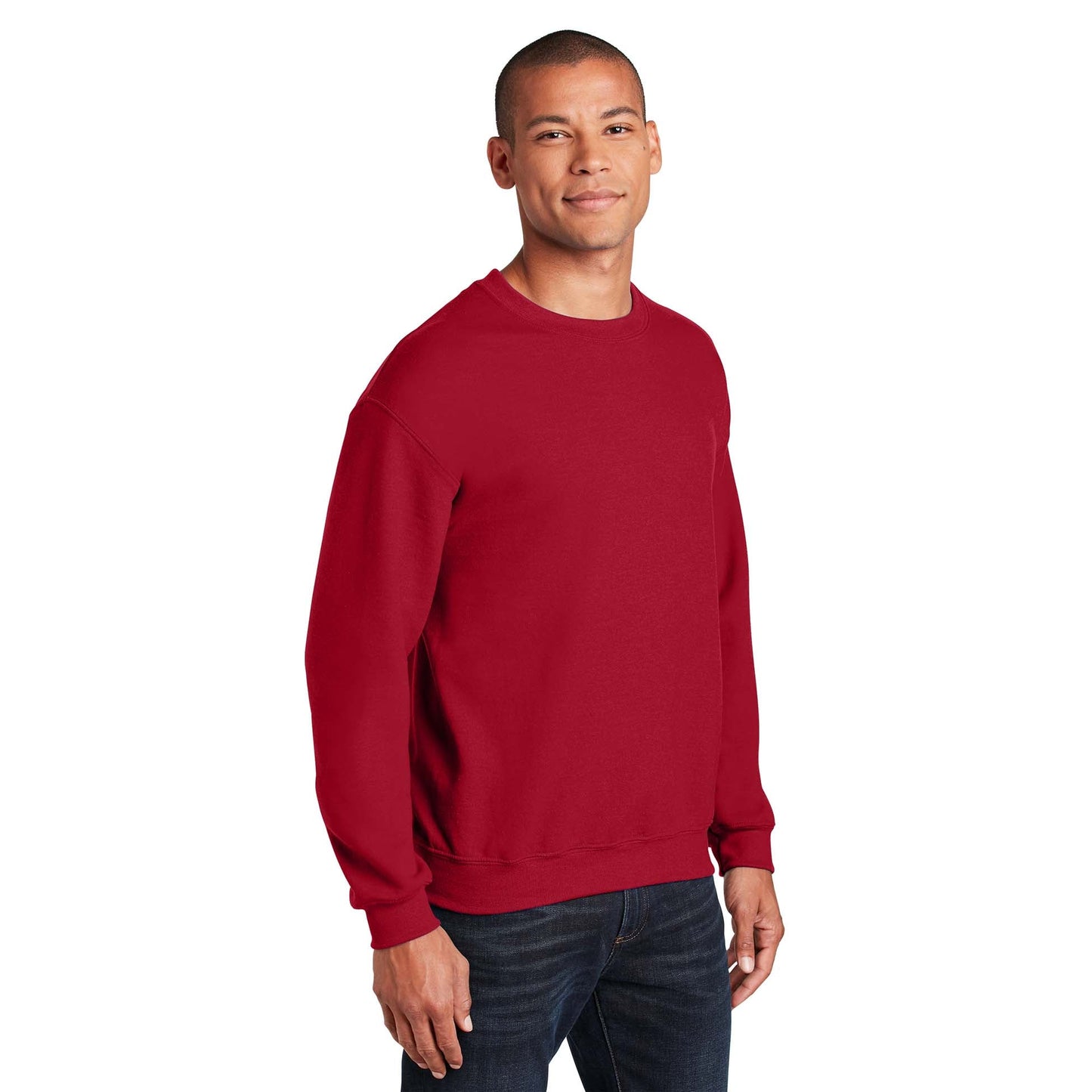 Safety Pink Sweatshirt - Gildan - Cozy Blend