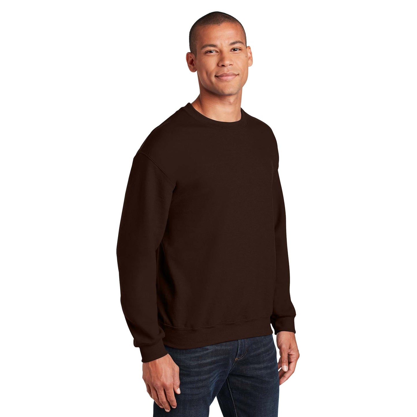 Safety Pink Sweatshirt - Gildan - Cozy Blend