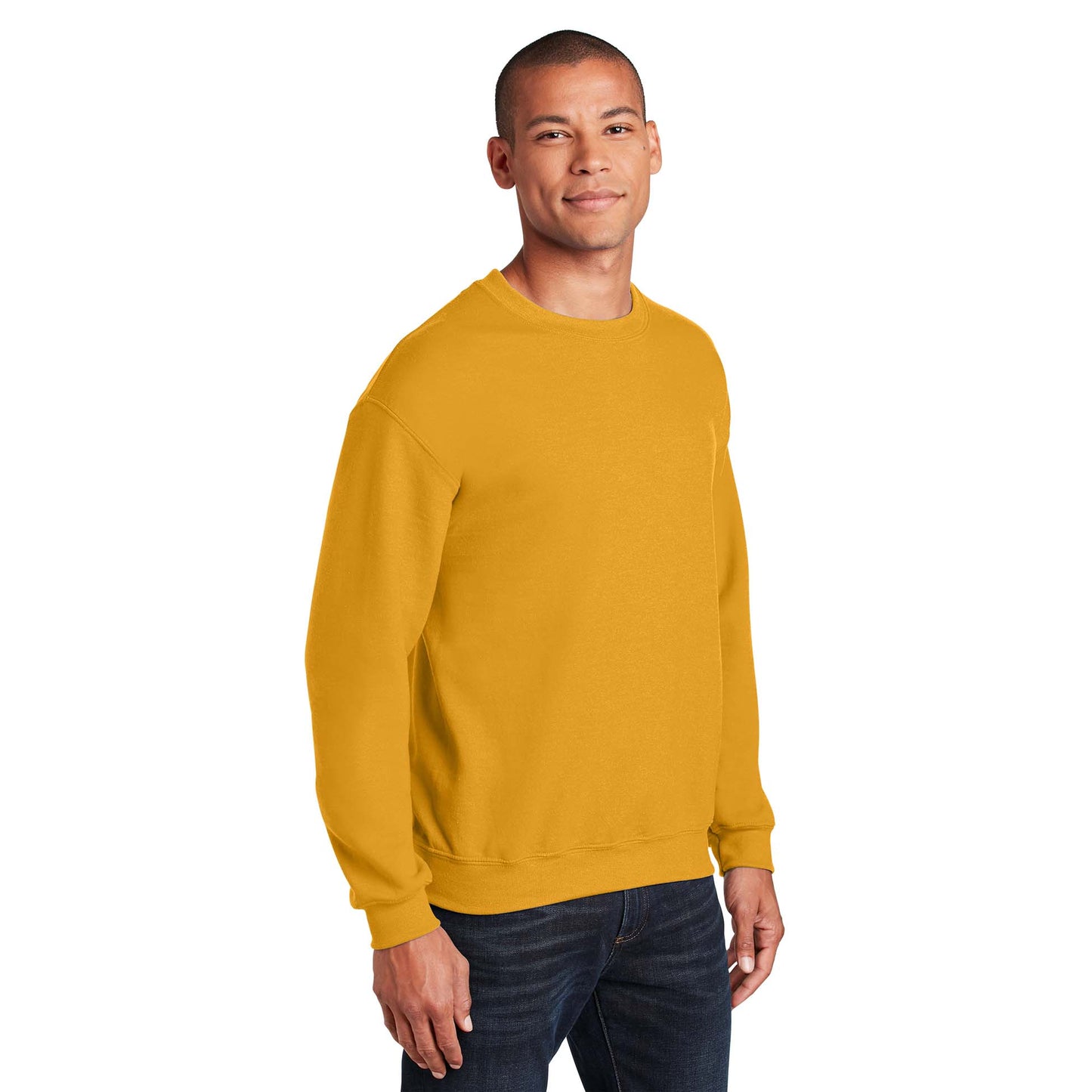 Safety Pink Sweatshirt - Gildan - Cozy Blend