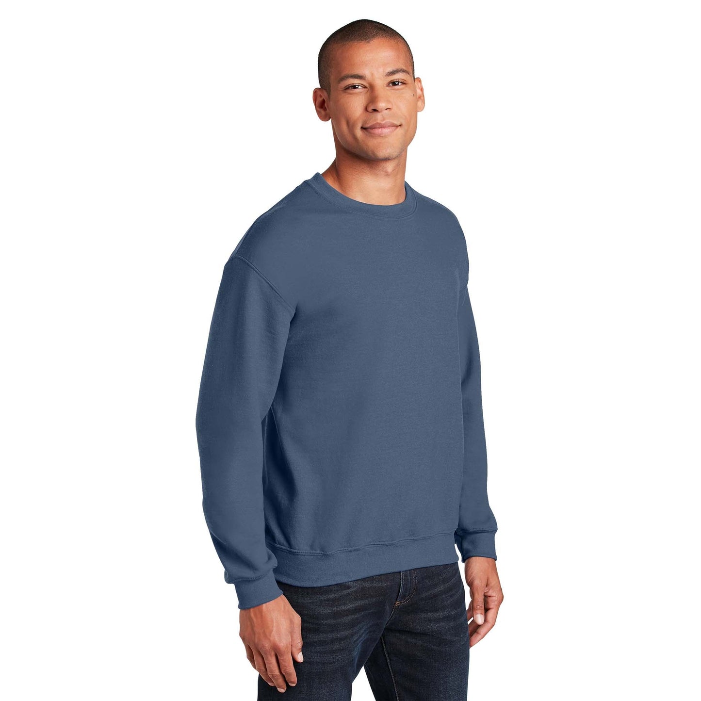 Safety Pink Sweatshirt - Gildan - Cozy Blend
