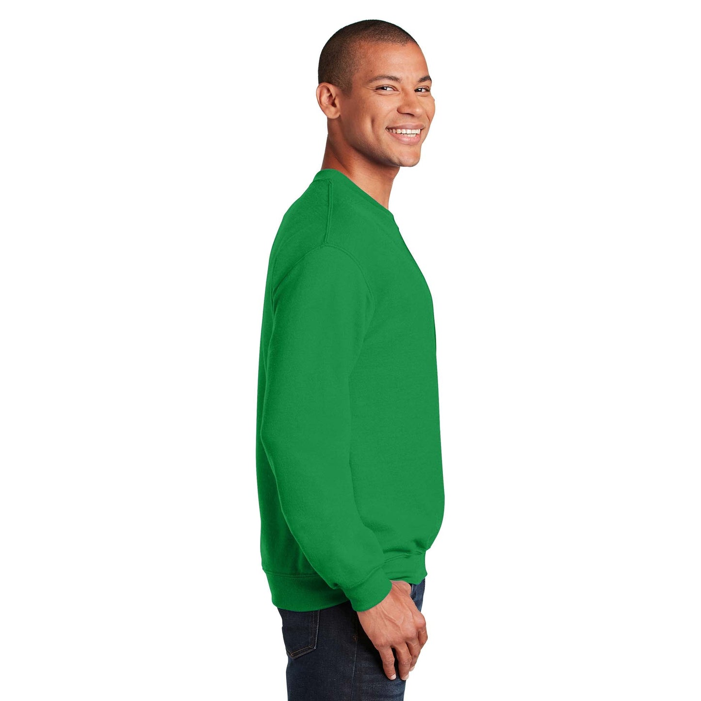 Safety Pink Sweatshirt - Gildan - Cozy Blend