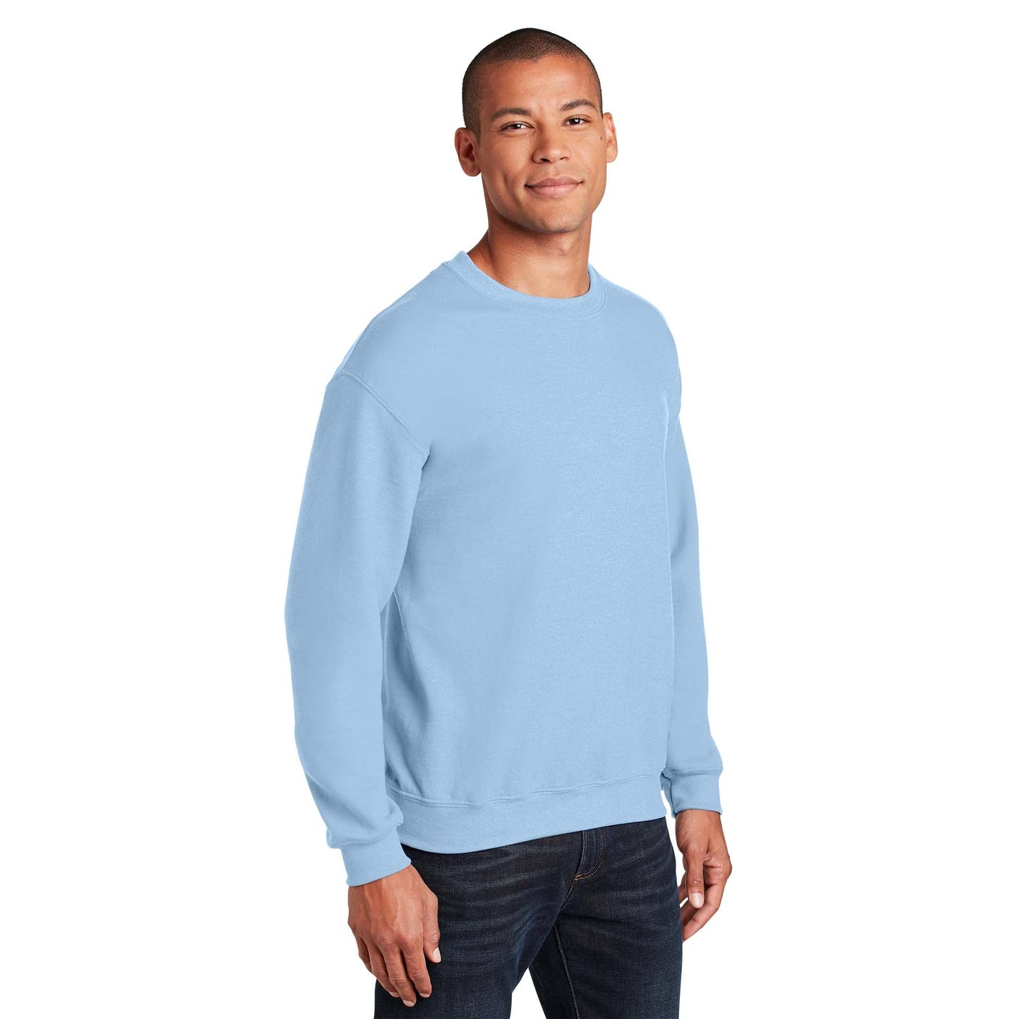 Safety Pink Sweatshirt - Gildan - Cozy Blend