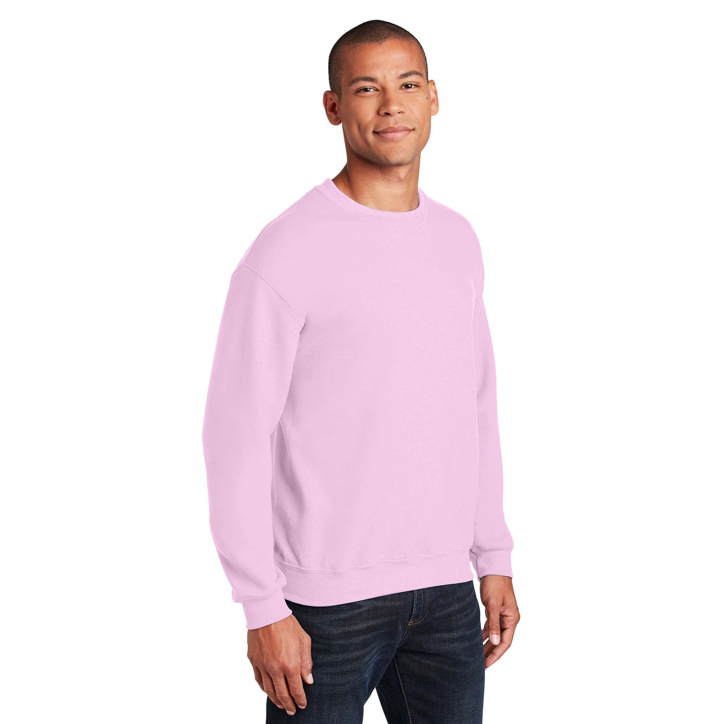 Safety Pink Sweatshirt - Gildan - Cozy Blend
