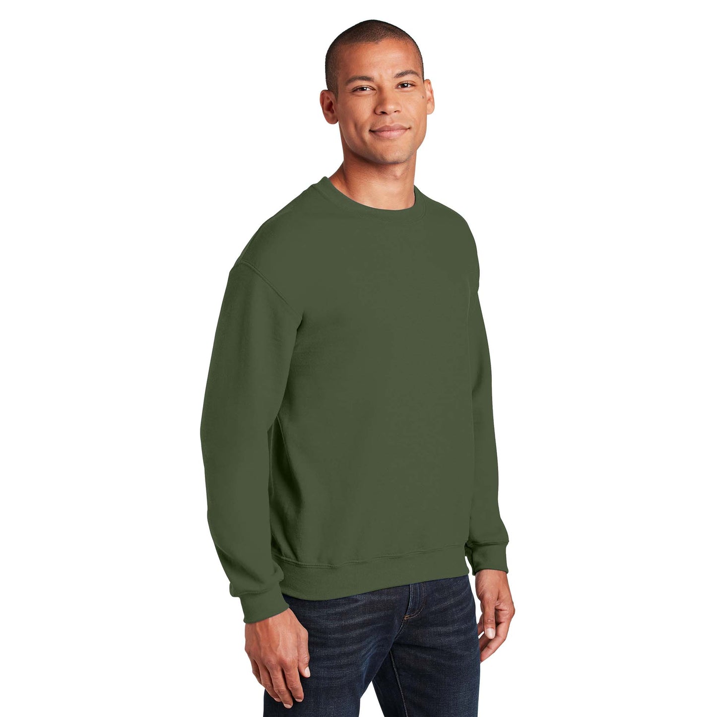 Safety Pink Sweatshirt - Gildan - Cozy Blend