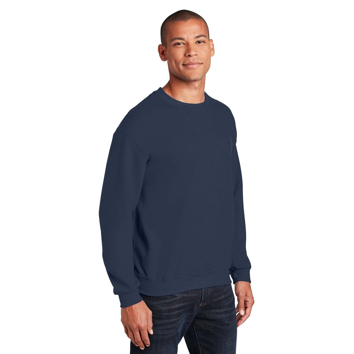 Safety Pink Sweatshirt - Gildan - Cozy Blend